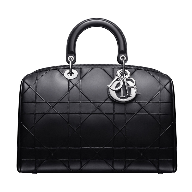 M1306PGCA M900 borsa di pelle nera polochon Dior Granville Grande